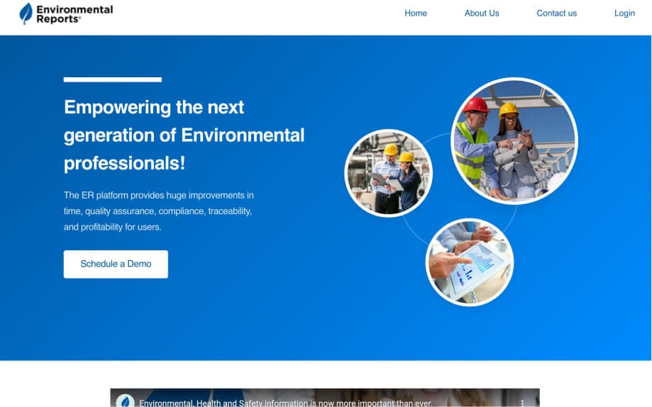 Environmental Reports - Website project