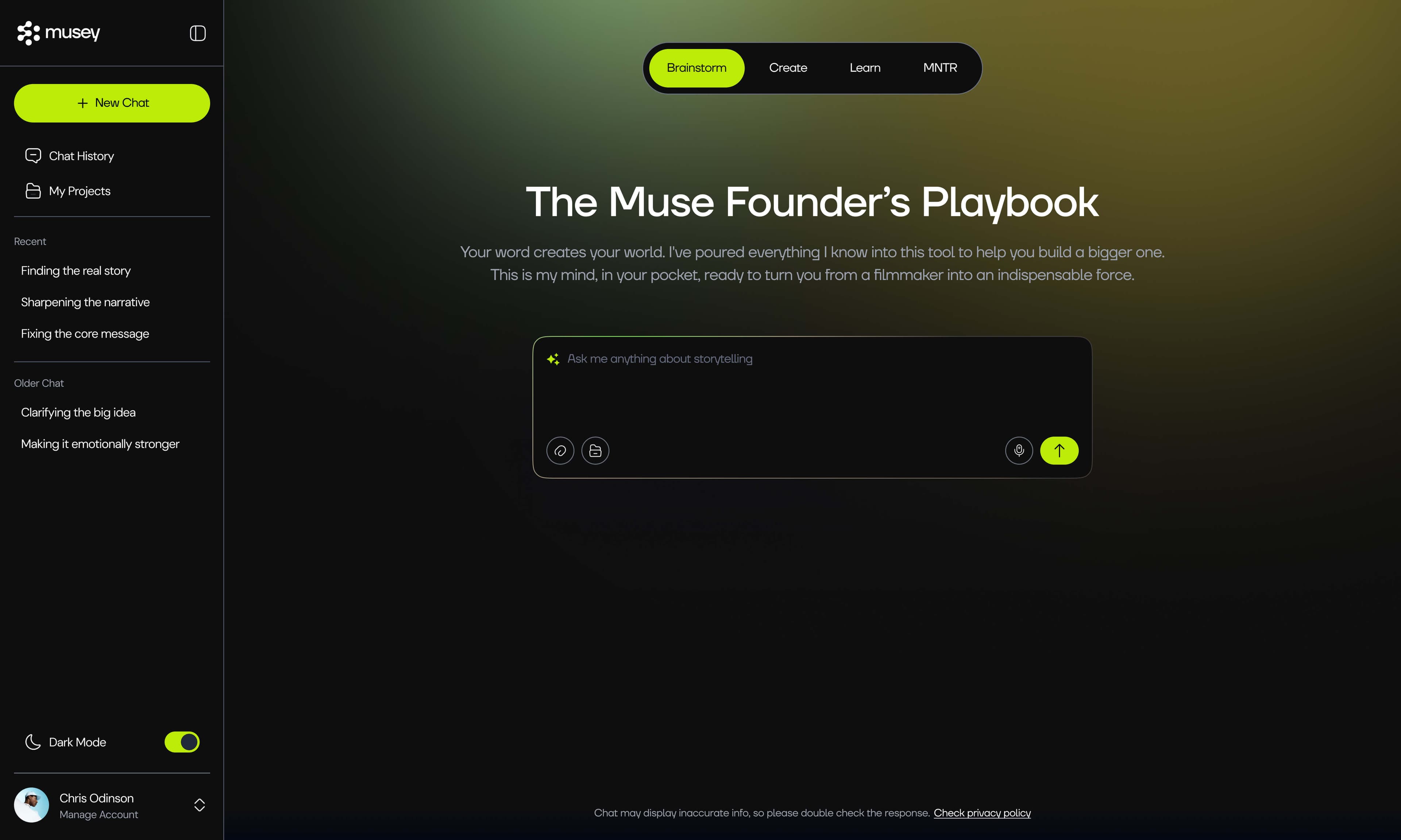 Musey: AI Story Strategy project