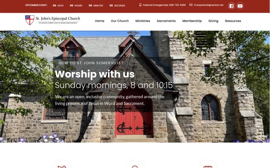 St. John's Episcopal Church's - Website project