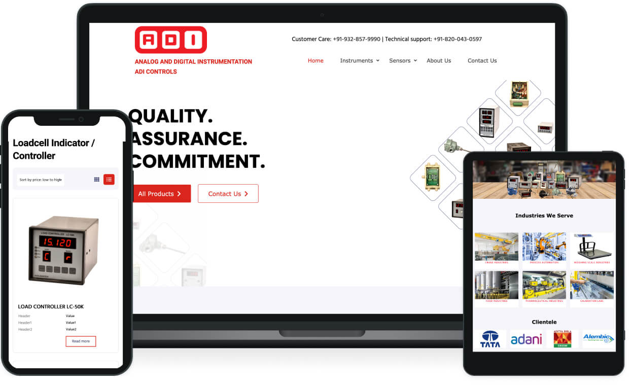 ADI - Website — project view 1