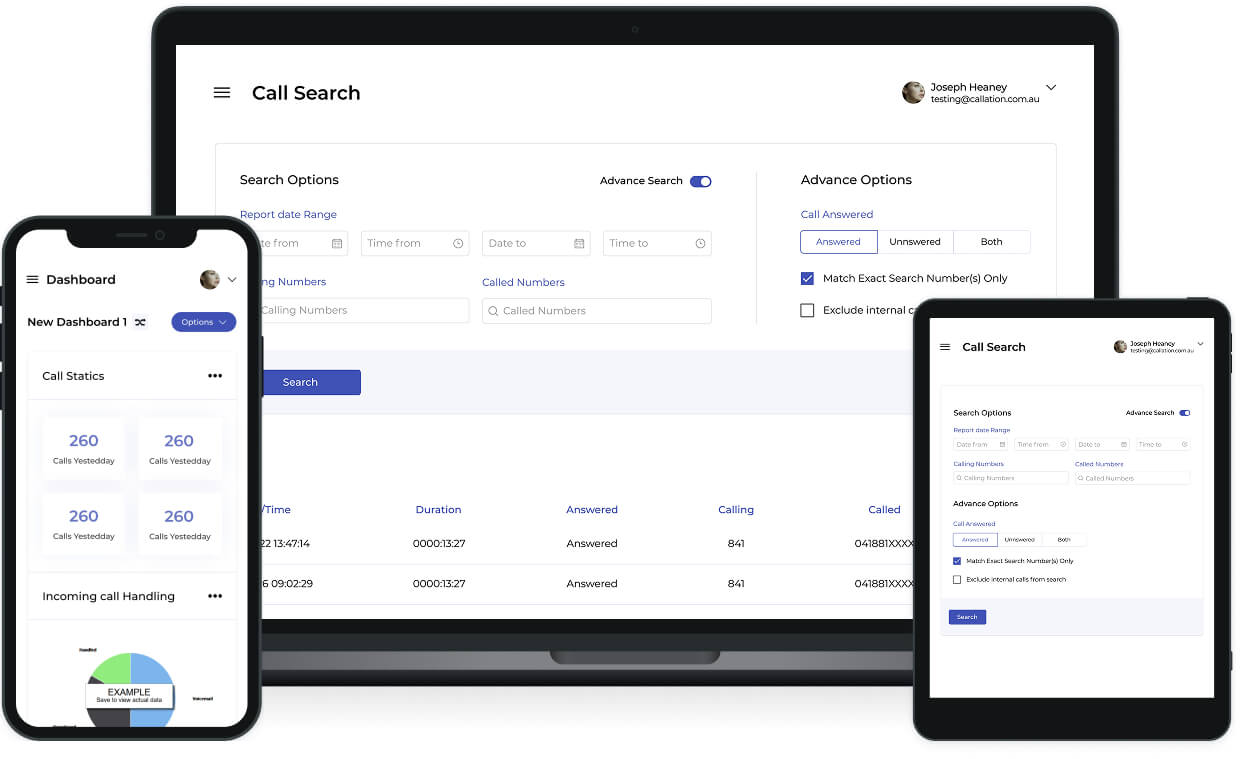 Callation Customer — project view 1