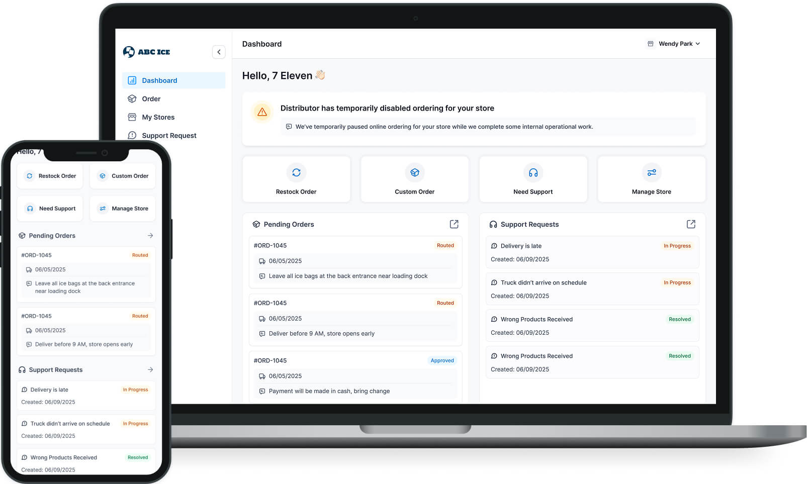 Cool Running Customer Portal — project view 1