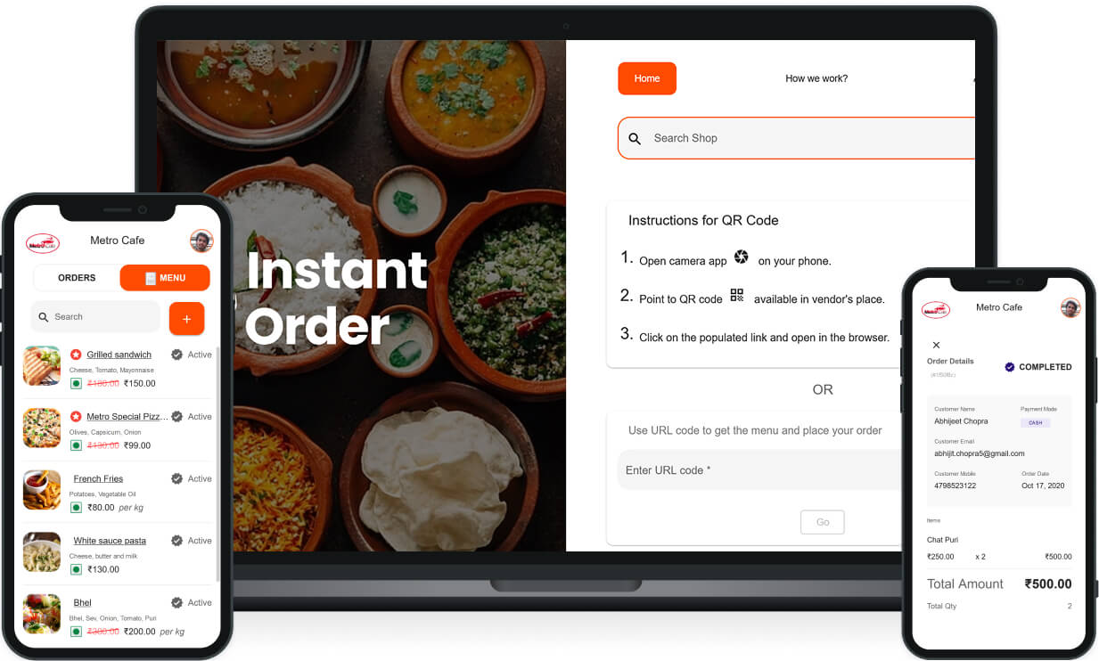 Instant Order — project view 1